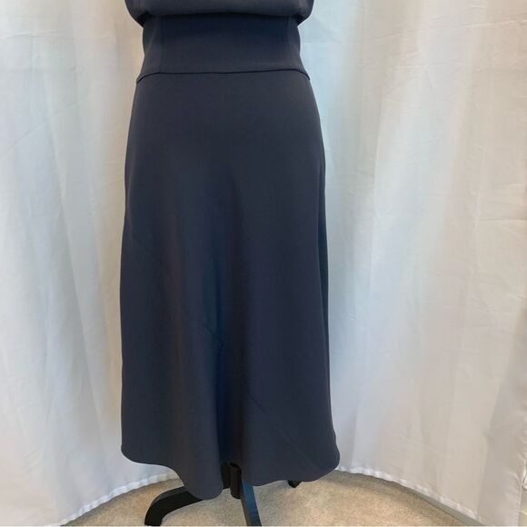 ARITZIA wilfred gray black lace open back sleeveless midi dress Sz 2 - Picture 4 of 16